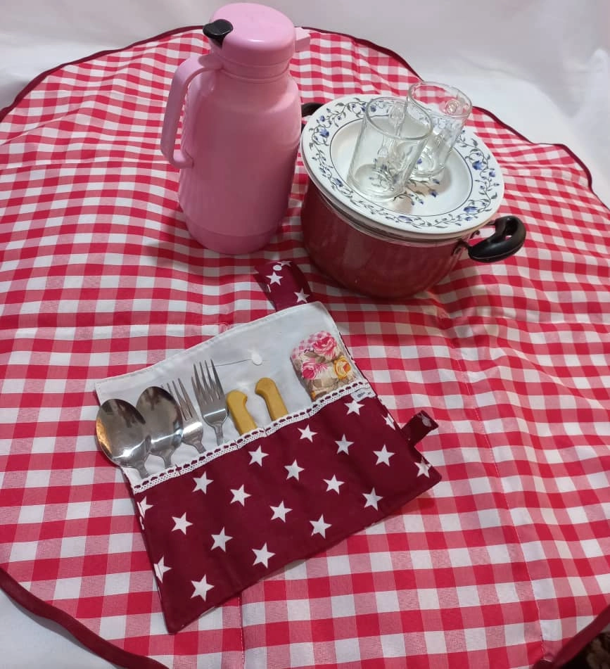 کیف سفره شو پارچه ای