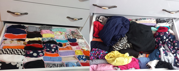 قیمت نظم دهنده کمد و کشو پارچه ای