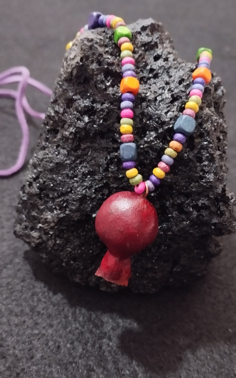 گردنبند انار خشک طبیعی