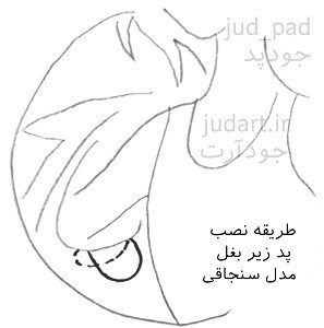 پد عرق گیر زیر بغل پارچه ای سایز کوچک