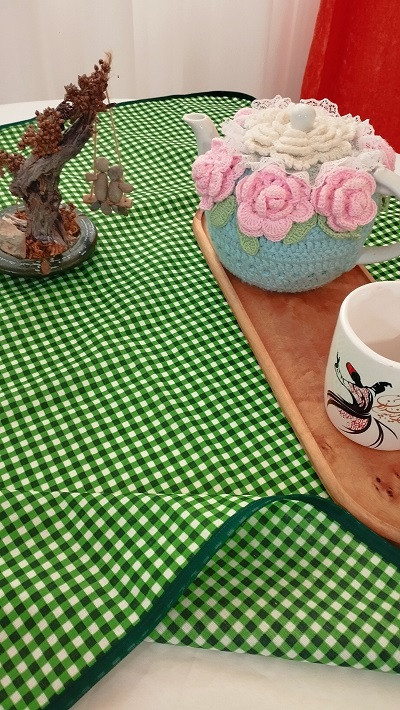 سفره پارچه ای ضد آب دولایه نخی