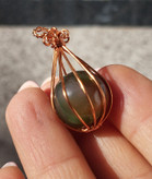 گردنبند سنگ عقیق گرد