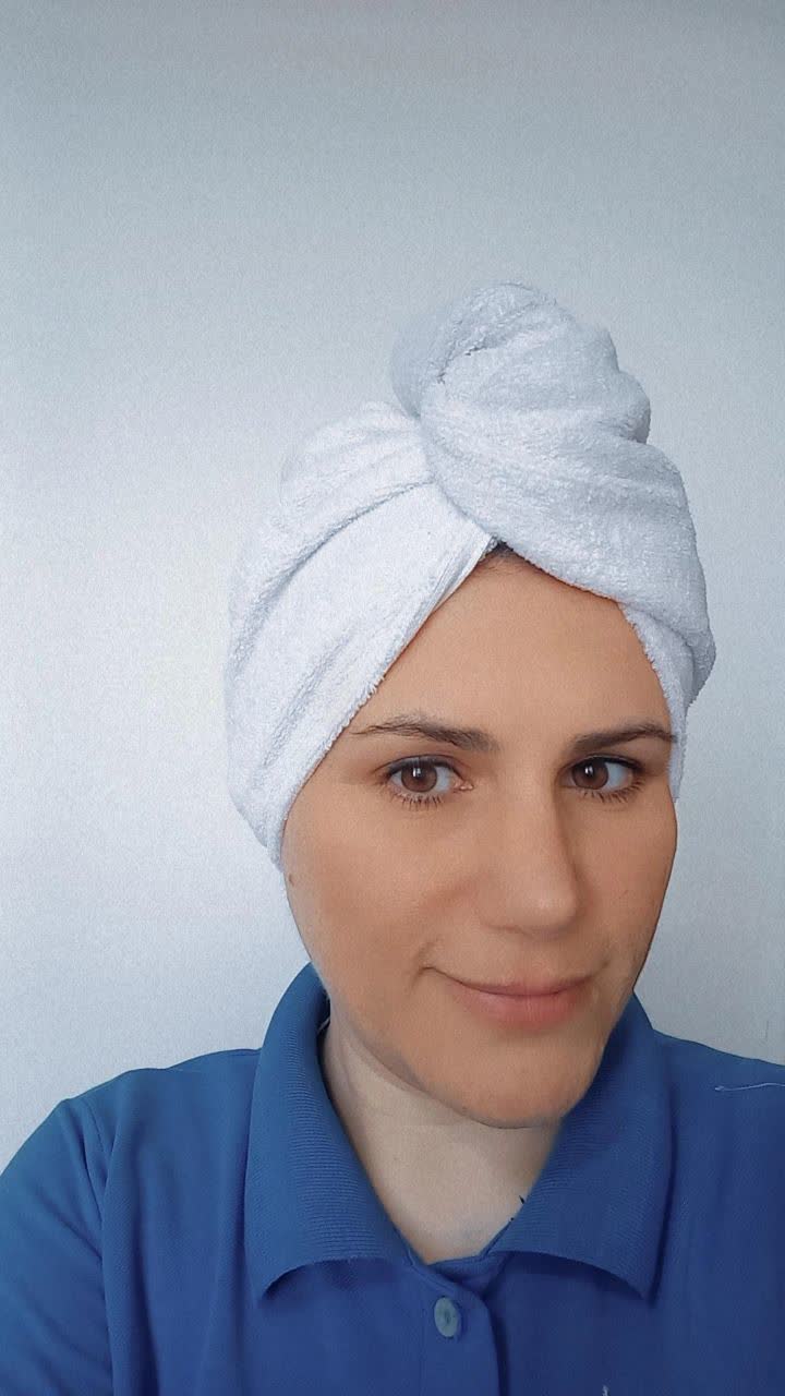 حوله سر خشک کن دخترانه