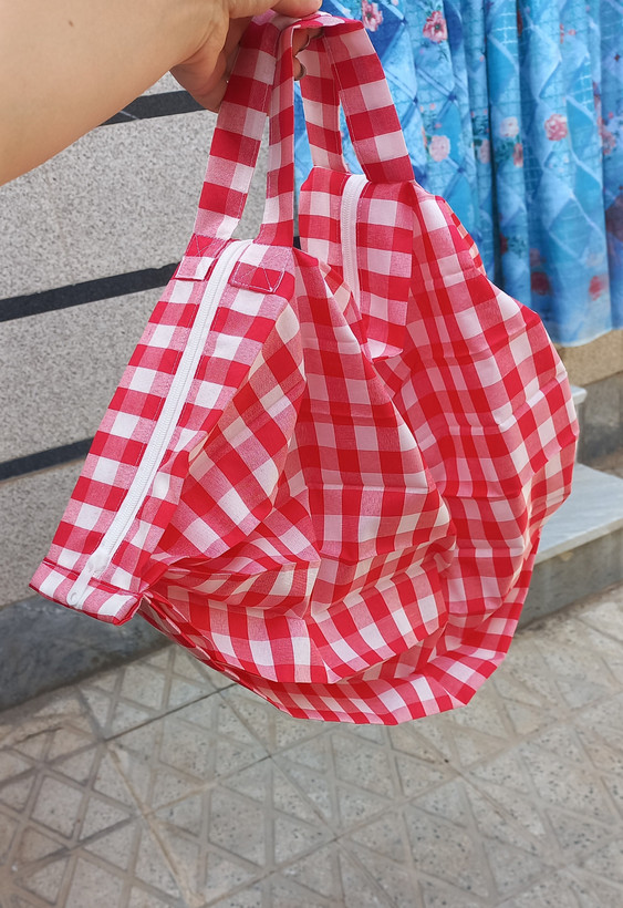 قیمت کیف تاشو پارچه ای دسته دار