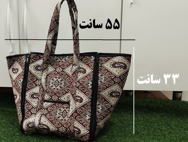 کاور قابلمه بزرگ دسته دار پارچه ای